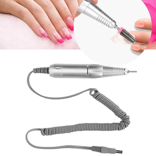 Miniatura 8 de ZJchao Mango de taladro de uñas, 35000 rpm, taladro eléctrico de uñas, pieza de mano, taladro de uñas, máquina de manicura y pedicura, mango