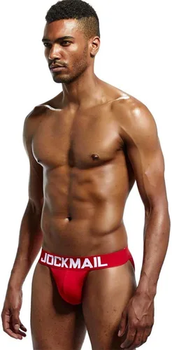 Miniatura 4 de JOCKMAIL Hombres Algodón Hombres Ropa Interior Escritos Hombres Bragas Atlético Defensor Masculino Escritos