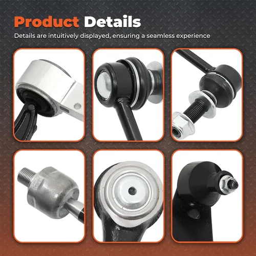 Miniatura 4 de labwork 10 piezas de brazos de control delanteros inferiores de dirección de reemplazo para Ford Explorer 2011-2017