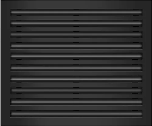 Miniatura 13 de BUILDMART - Cubierta de ventilación de CA moderna de 20x20 - Ventilación decorativa de aluminio negro - Difusor de ranura lineal estándar - Rejilla