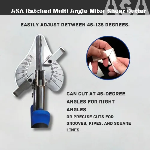 Miniatura 6 de ASA TOOL GBK-84 - Cortador de canaleta asistido por potencia de oro negro - Corte sin esfuerzo para trabajos difíciles