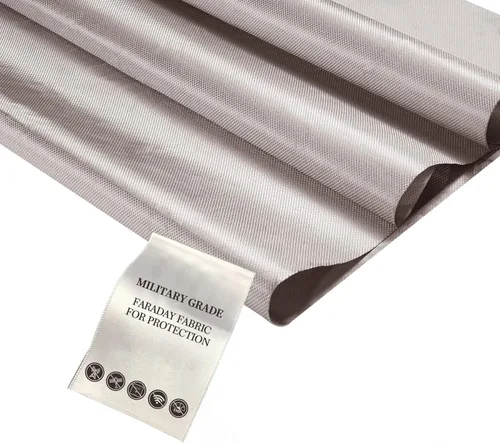 Vehipa Tela Grado Militar Protección Faraday 19.7" x 43" Tela DIY para Bloqueo Inalámbrico para WiFi, Celular, GPS
