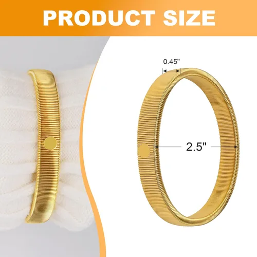 Miniatura 9 de Coolrunner 6 soportes elásticos antideslizantes para manga de camisa, brazaletes de metal para ligas elásticas para ligas elásticas