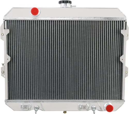 Miniatura 11 de Radiador para Nissan Datsun 280ZX 280 ZX 2.8L L6 Gas 1981-1983, radiador de aluminio completo de 4 filas + ventilador de 14 pulgadas + cubierta +