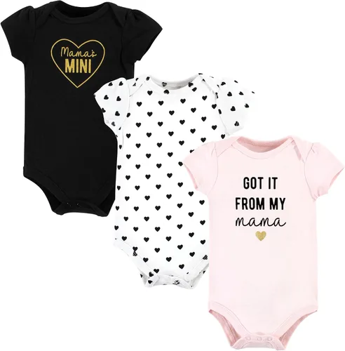 Miniatura 464 de Hudson Baby baby-girls Cotton Bodysuits 3-pack