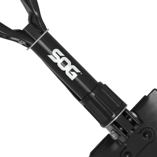 Miniatura 3 de SOG Herramienta de atrincheramiento - Pala plegable de supervivencia de 18.25 pulgadas con borde de sierra de madera y estuche táctico para pala
