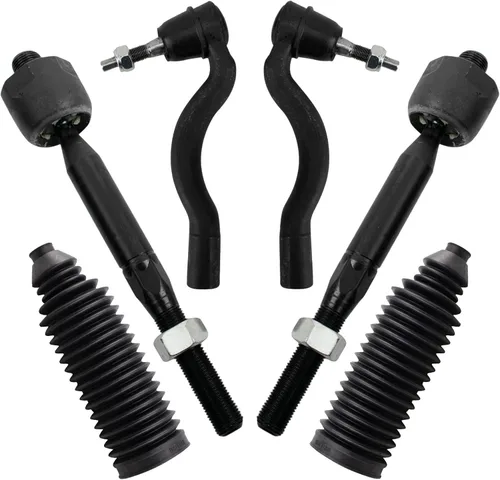 Miniatura 99 de TRQ Kit de dirección interior y exterior para lado del conductor y del pasajero delantero, con cremallera de dirección y fuelle de piñón compatible