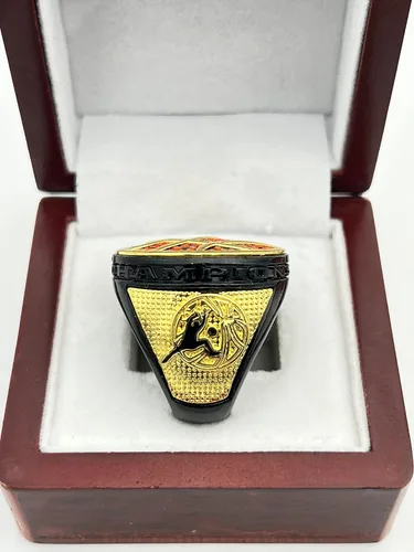 Miniatura 4 de Anillos deportivos de descuento, ANILLO DE CAMPEONATO DE BALONATO DE BASKETBALL DE LUJO — Colores surtidos, Cuerpo pintado con piedras, Anillo