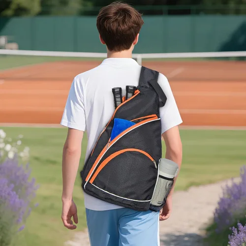 Miniatura 9 de Juego de 2 palas de pickleball con 4 bolas para interiores y exteriores y mochila, superficie ligera de fibra de vidrio, núcleo de panal