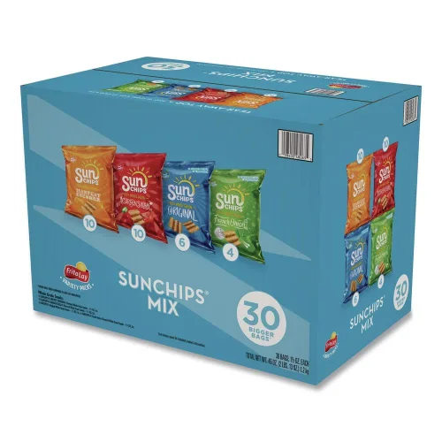 Miniatura 8 de Sunchips Variedad de chips de grano, 1.5 oz., 60/cartón (FRI49932)