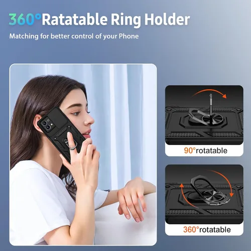 Miniatura 7 de Funda para Moto G Stylus 5G 2023, (No para la versión 4G), Cubierta para Lente de Cámara, Protector de Pantalla HD, Protección contra Caídas