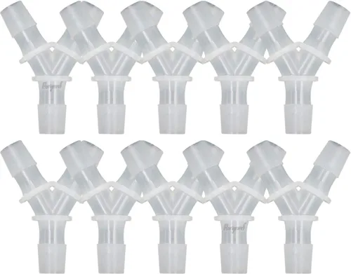 Miniatura 17 de Conector de púas de 3 vías en forma de Y de plástico de 1/2 "para manguera de aire, accesorio de púas de polipropileno de pp de tubería de agua