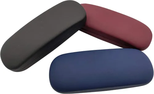 Miniatura 2 de Paquete de 3 fundas protectoras unisex rígidas para lentes funda protectora para lentes paquete de 3 mixto