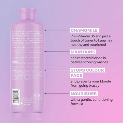 Miniatura 3 de Lee Stafford Acondicionador Daily Blonde Bleach Blondes Daily Care – Lo mejor para neutralizar los tonos amarillos, iluminar y refrescar para un