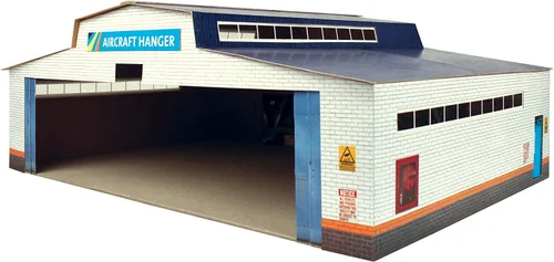 Miniatura 5 de The CityBuilder Kit de fabricación de modelos de cartón para aeropuertos y colgadores - O Scale Model Railroad Building