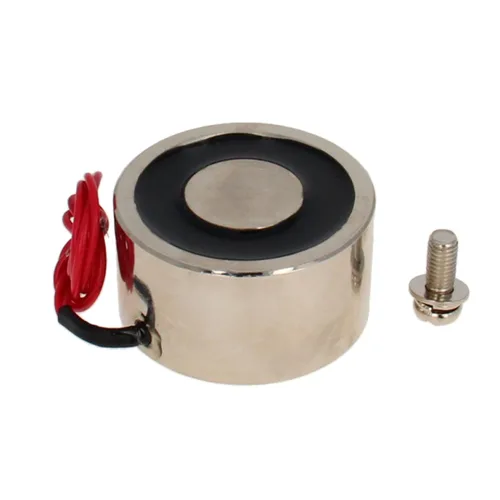 Miniatura 22 de Heyiarbeit 12V DC 50N Imán de elevación eléctrica electroimán solenoide Ascensor Holding 25mmx20mm