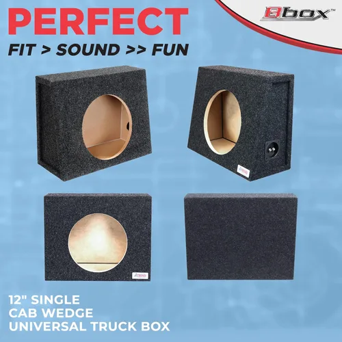Miniatura 6 de Atrend Bbox Caja de subwoofer sellada de 12 pulgadas - Cajas de subwoofer y carcasas para automóvil - Caja de subwoofer prémium fabricada en Estados