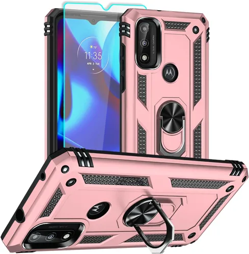 Miniatura 11 de Funda para Moto G Pure, Moto G Power 2022 con protector de pantalla HD, [grado militar de 16 pies probada en caídas], anillo protector a prueba