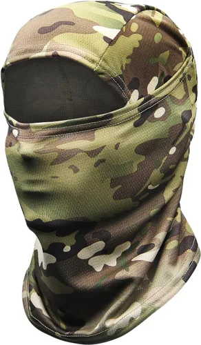 Máscara facial de camuflaje militar, bandana, pasamontañas, capucha para hombres y mujeres, entrenamiento táctico, ciclismo, esquí, resistente al