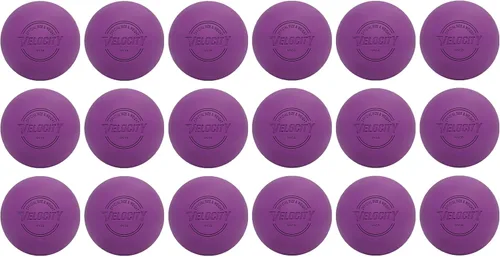 Miniatura 64 de Pelotas de lacrosse Velocity - 1, 2, 3, 6, 12, 18, 24, 36, 60 y 120 paquetes - para práctica, tamaño oficial aprobado por la NFHS y la universidad