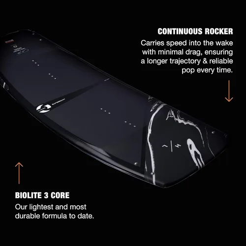 Miniatura 6 de Hyperlite Cryptic Wakeboard + Remix Bindings Wakeboard Paquete - Perfecto para ciclistas intermedios a avanzados