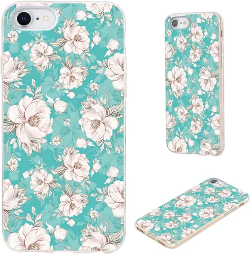 Miniatura 13 de Funda protectora completa delgada y suave de TPU transparente para iPhone SE 2022/2020, iPhone 8/7/6S/6 - Diseño de música divertida guitarra