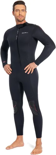Miniatura 5 de Seaskin Traje de neopreno completo con cremallera frontal para hombre de 0.197 in