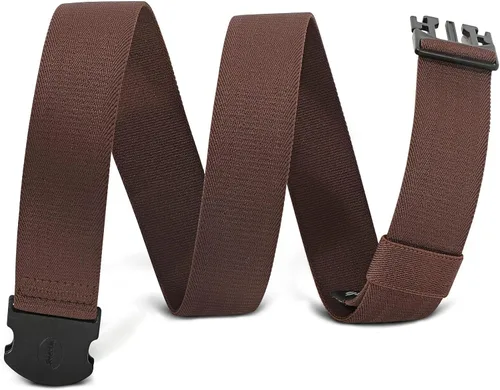Miniatura 9 de WHIPPY Cinturón elástico unisex para hombre con hebilla no metálica, cinturón ajustable