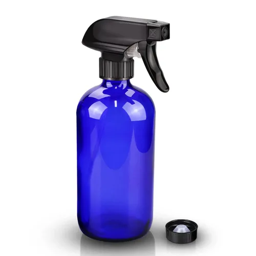 Miniatura 11 de Botellas de spray de vidrio ámbar Wedama, botellas de spray de vidrio de 16 oz para soluciones de limpieza y aceites esenciales, botella de spray