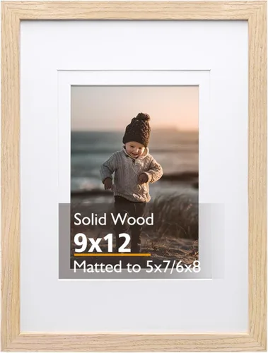 Miniatura 42 de KINLINK 3.5x5 Picture Frame, Ash Black Solid Wood Frame with Plexiglass for Table Top and Wall Mounting, Photo Frame for Horizontal or Vertical
