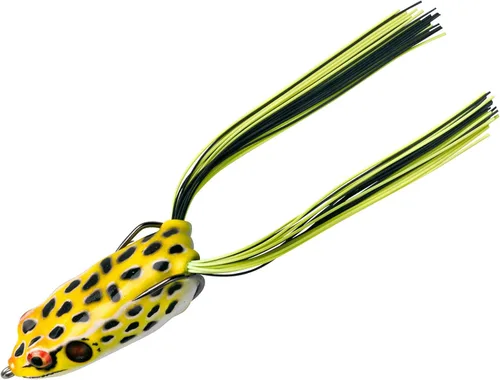 Miniatura 13 de BOOYAH Pad Crasher Topwater Bass Pesca Hueco Cuerpo Rana Señuelo con ganchos sin malas hierbas