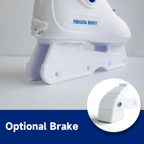 Miniatura 5 de Patines en línea para mujeres y niñas, cuchillas de rodillo de tamaño ajustable para mujeres adultas, carcasa dura ABEC-7, suaves y cómodos Azul