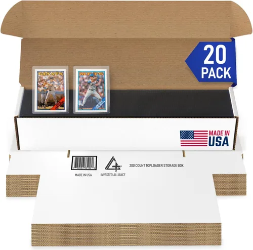 Miniatura 12 de Caja de Almacenamiento Premium para Tarjetas Coleccionables de Deportes, Béisbol, Fútbol Americano, Baloncesto, MTG y TCG para Coleccionistas