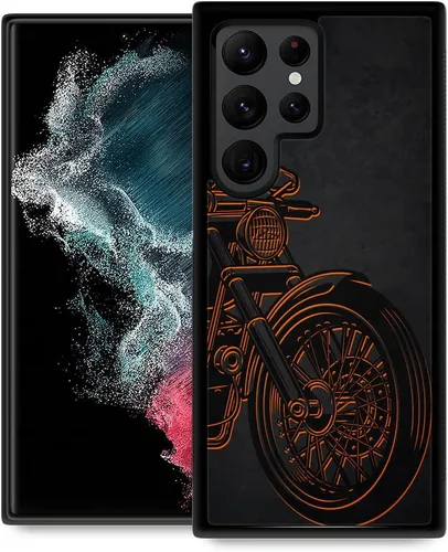 Miniatura 31 de Funda compatible con Samsung Galaxy S22 Ultra, funda protectora antideslizante y a prueba de golpes para hombres y mujeres, goma de silicona suave +