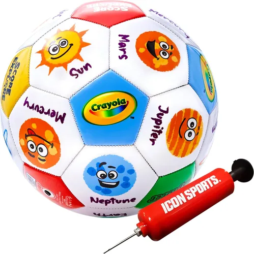 Miniatura 18 de Crayola Balón de fútbol oficial - Unisex Niños - CRAY302BL Zoo Animal Talla 5