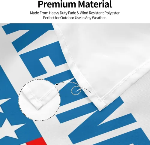 Miniatura 5 de Kennedy - Bandera para el presidente Robert Kennedy 2024, bandera de salvar Estados Unidos 2024, bandera anti Biden, bandera demócrata, bandera de 3