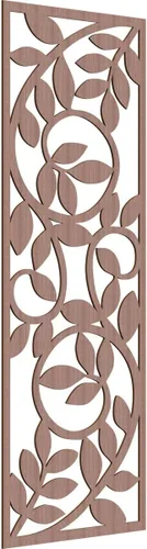 Miniatura 71 de 9 3/8"W x 24 3/8"H x 1/4"T Utica Decorativo Fretwork Madera Paneles de Pared, Abedul