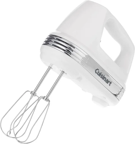 Miniatura 4 de Cuisinart Mini Prep Plus - Procesador de alimentos, 4 tazas, acero inoxidable cepillado y batidora de mano HM-50 Power Advantage de 5 velocidades