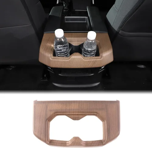 Miniatura 17 de Aunginsy Soporte para reposabrazos central de asiento delantero, cubierta de marco de taza compatible con Toyota Tundra/Sequoia 2022-2025