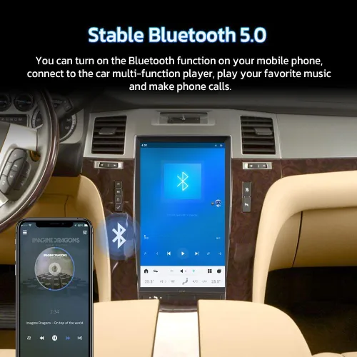 Miniatura 6 de 13.6 pulgadas Qualcomm Snapdragon Android Car Radio para Cadillac Escalade 2007 2008 2009 2010 2011 2012 2013 2014 Auto estéreo reemplazo