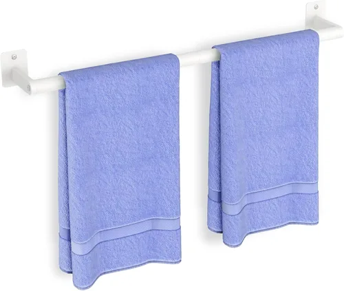 Toallero de baño, toallero de 24 pulgadas para montaje en pared de baño, organizador de toallas de mano de baño resistente, decoración moderna del