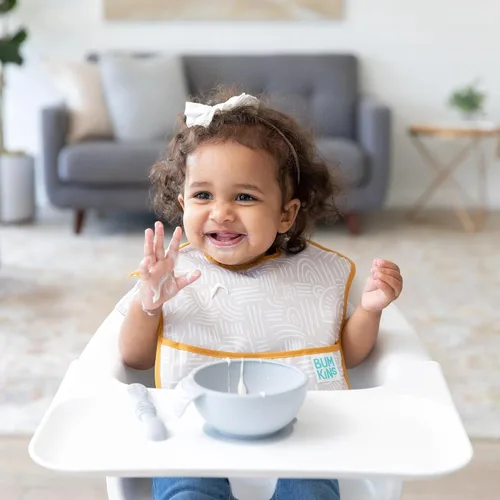 Miniatura 3 de Bumkins Baberos para niña o niño, SuperBib para bebés y niños pequeños de 6 a 24 meses, imprescindibles para comer, alimentar, suministros de A1