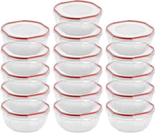 Miniatura 13 de Sterilite Recipiente ultra sellado de 4.7 cuartos de galón, recipiente grande hermético para almacenamiento de alimentos, tapa de cierre, apto