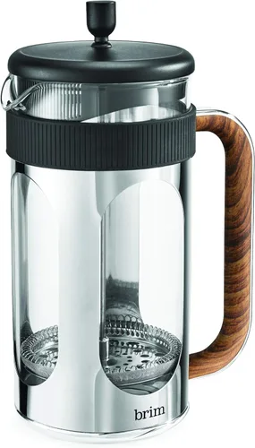 Miniatura 2 de brim Prensa francesa de 8 tazas, prepara café rápidamente en menos de 5 minutos, diseño clásico con giro moderno, jarra apta para lavavajillas