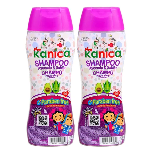 Miniatura 8 de KANICA Champú sin parabenos con aloe vera y aguacate. Champú para la familia