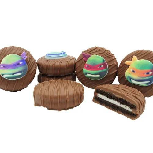 Miniatura 44 de Galletas de la marca Philadelphia Candies cubiertos por ambos lados de chocolate negro y con leche, y crema de cacahuete de la marca Nutter Butter