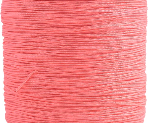 Miniatura 12 de KONMAY 1 rollo de cuerda de nailon para hacer pulseras de 150 yardas, trenzado de nailon Shamballa Macramé/cordón de cuentas de 0.4mm, cordón