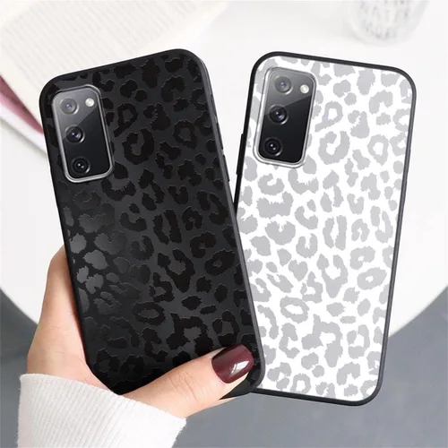 Miniatura 2 de Pack de 2 fundas con estampado de guepardo para Samsung Galaxy A03s 4G de 6.5", fundas de diseño de patrón de leopardo de lujo, de silicona suave
