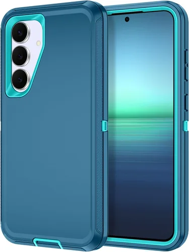 Miniatura 13 de I-HONVA para Samsung Galaxy S21 FE 5G, Funda Resistente a Golpes, Polvo y Caídas de 3 Capas, Protección Completa del Cuerpo