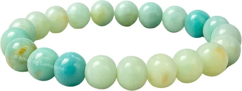 Miniatura 28 de Amazing Gemstone Pulsera de cristal para mujeres y hombres, pulsera de cristal curativo de protección, pulsera elástica con cuentas de piedras